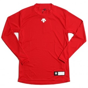 [41%세일특가][DESCENTE] S411WWPC10 RED0 긴팔 스판언더셔츠 적색 주니어용(DOR-A7438R)